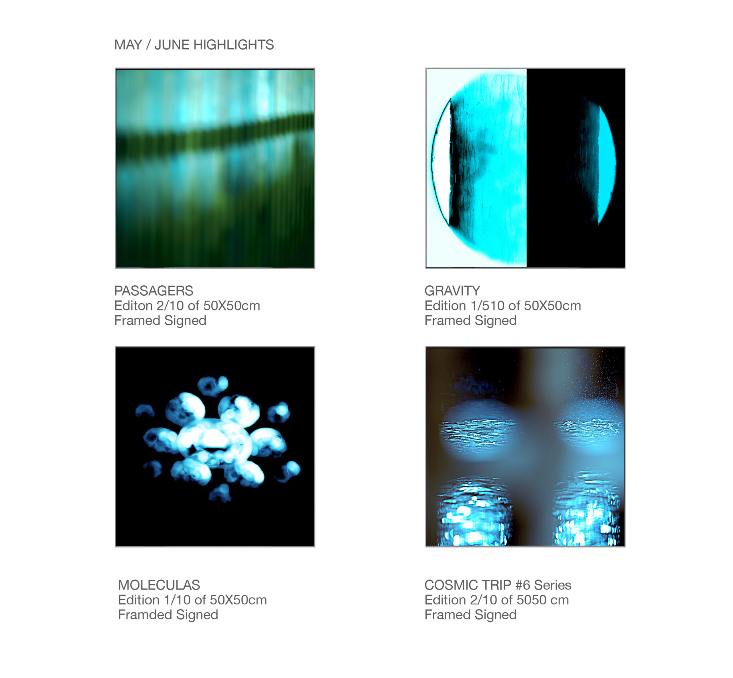 HIGHLITS OF MAY: JUIN